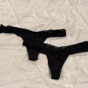 Victoria's Secret Black Lace Panties